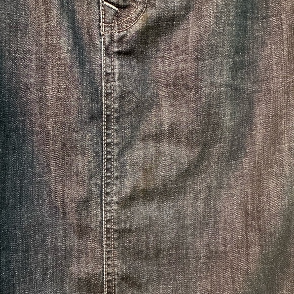 Level 99 Anthropologie Dark Blue Denim /Jean Pencil Skirt ~ Sz 28 - Picture 3 of 5